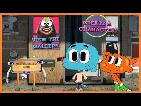 the amazing world of gumball crazy character creator challenge game